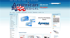 Desktop Screenshot of myamericanmedical.com